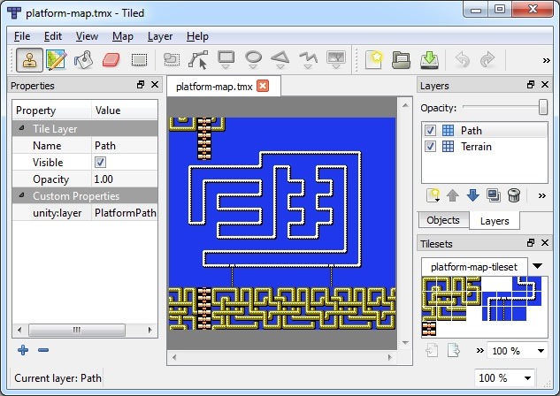 Mega Man2 Map in Tiled